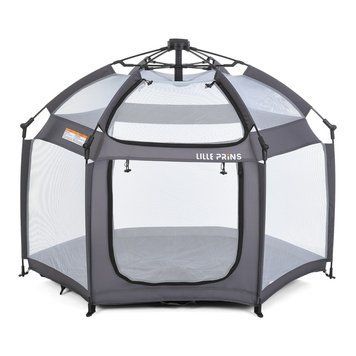 Дитяча платка манеж MR 1515 Platinum Grey 140х124х110 см 53805 фото