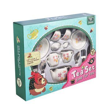 Дитячий набір посуду Tea set 868-E6-1 порцеляна, 17 предметів 63362 фото
