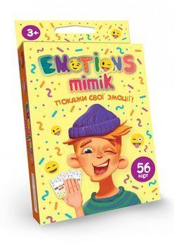 Карткова гра "Emotions Mimik" EM-01-01U укр. мовою EM-01-01U фото