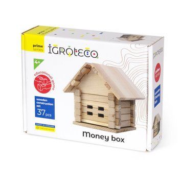 Дерев'яний конструктор "Скарбничка" Igroteco 900293, 37 деталей 900293 фото