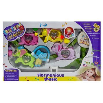 Музичний мобіль на ліжечко "Harmonious music" M 1245-30A U/R, з заводним механізмом 62792 фото