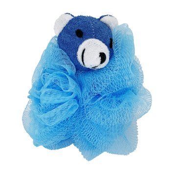 Мочалка для купання малюків Ведмедик MGZ-0912(Blue) нейлон MGZ-0912(Blue) фото