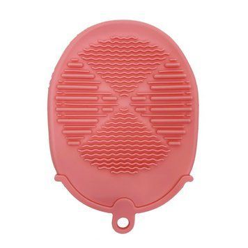 Силіконова мочалка-рукавичка для купання MGZ-0929(Pink) 52980 фото