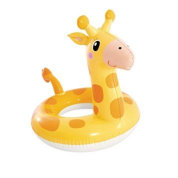 Дитяче надувне коло Big Animal Rings Жираф 59221(Yellow) розмір 81х58 см 63132 фото