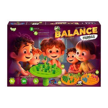 Розвиваюча настільна гра "Balance Frogs" Danko Toys BalF-01 зі слаймом BalF-01 фото