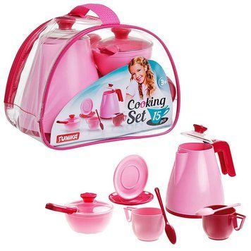 Ігровий набір посуду Cooking Set Юніка 71733, 15 предметів 71733 фото