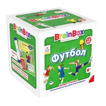 Карткова гра Brainbox "Футбол" Yago BZZBRFB02UA 55 карток 1 гральний кубик 49272 фото