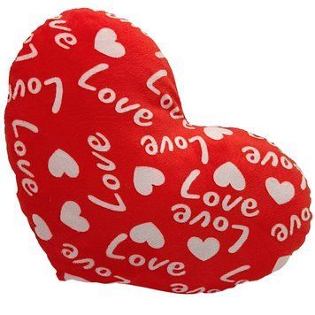 Дитяча м&rsquo;яконабивна іграшка "Серце LOVE" HL-L 40 см HL-L фото