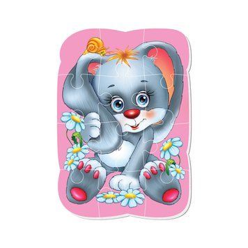 Магнітні пазли Малюк зможе "Зайчик" Vladi toys VT3301-03 А5, Укр 29783 фото
