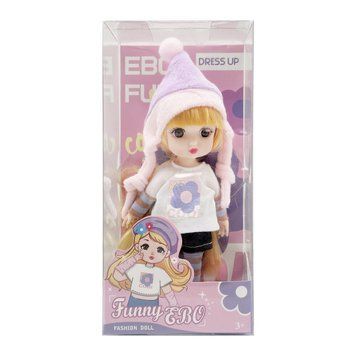 Кукла шарнирная для девочек Funny EBO DH2368B(Violet) 15 см DH2368B(Violet) фото