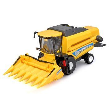 Автомодель комбайн Зернозбиральний "New Holland TC5.90" Bburago 18-31722 (1:24) 47791 фото