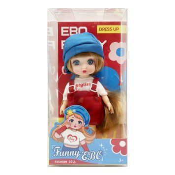 Кукла шарнирная для девочек Funny EBO DH2368B(Blue) 15 см DH2368B(Blue) фото