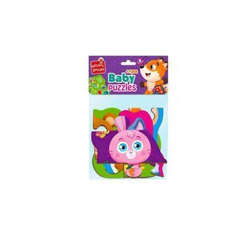 Пазли максі з грою Малюк Зможе &laquo;Лісові звірі&raquo; Vladi Toys VT1722-22 Укр 31379 фото