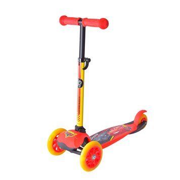 Дитячий самокат "Cars" Bambi LS2114 з рюкзачком 17х20 см 29874 фото