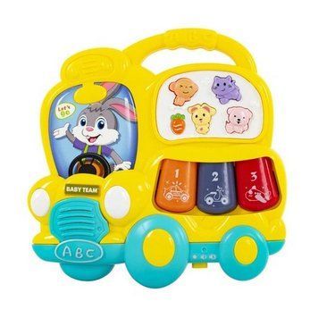 Дитяча музична іграшка "Веселий автобус" 8633(Yellow) 62647 фото