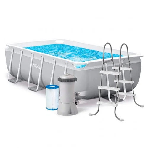 Басейн каркасний INTEX 26784 прямокут, 300Х175Х80 см, 3539 л, фільтр-насос, сходи, 29349 фото
