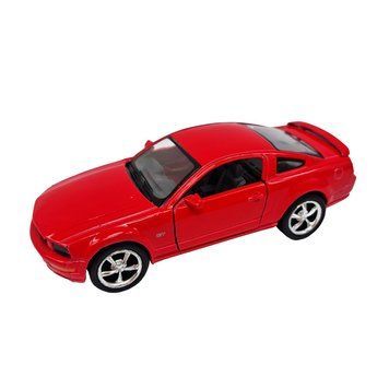 Інерційна машинка FORD MUSTANG GT 2006 Kinsmart КТ5091, 1:42 Червоний 9907s44291 фото