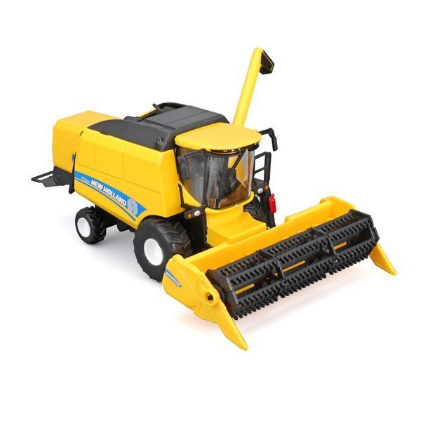 Автомодель Зернозбиральний комбайн "New Holland TC5.90" Bburago 18-31721 із зерновою жниваркою 47790 фото
