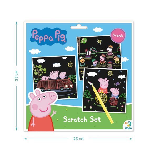 Набір гравюр Peppa Pig "Веселі розваги" Dodo 200185 30291 фото