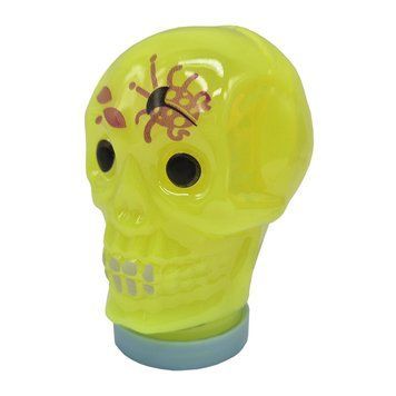 Дитячий антистрес-слайм Череп Skull 80174, 100 мл Жовтий 52544s65184 фото