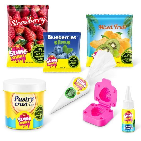 Ігровий набір зі слаймами "Фруктовий тарт" Slime Mart 15901E серії "Shopping Bag" 62287 фото
