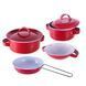 Дитячий набір посуду "Kitchenware" 620-B5(Red) каструля, пательня 620-B5(Red) фото 1