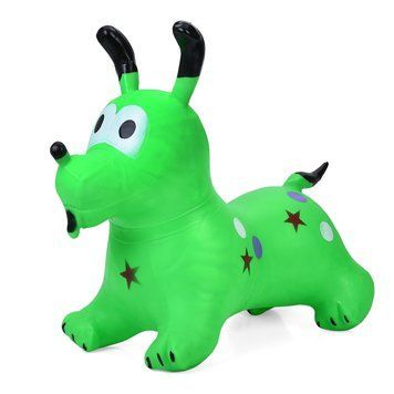 Дитяча іграшка-стрибун "Собачка" MS 4161(Green) гума, до 20 кг 62948 фото