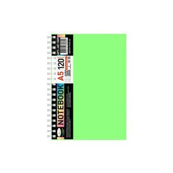 Блокнот А5 АП-1509(Light-Green) 120 аркушів, пружина збоку 63397 фото
