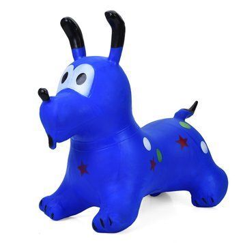 Дитяча іграшка-стрибун "Собачка" MS 4161(Blue) гума, до 20 кг 62949 фото