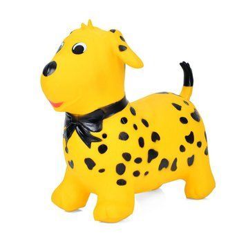 Дитяча іграшка-стрибун "Цуценя" MS 4160(Yellow) гума, до 20 кг 62950 фото