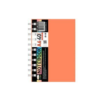 Блокнот А6 АП-1510(Orange) 40 листів, пружина збоку 63398 фото