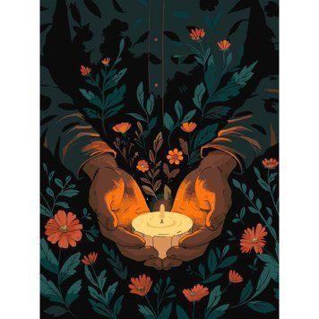 Картина за номерами "Надія в долонях" &copy;arttem_illustration 12519-AC 30х40 см 62657 фото