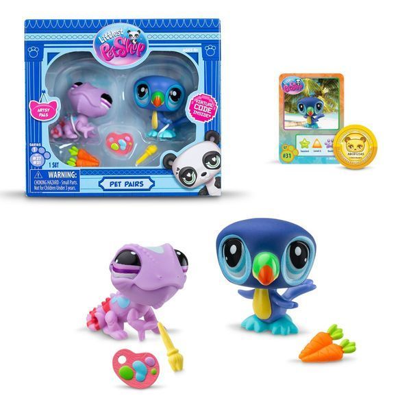 Ігровий набір "Друзі по мистецтву" Littlest Pet Shop 00507 аксесуари та 2 фігурки 47408 фото