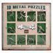 Набір головоломок Metall Puzzles green Eureka 3D Puzzle 473357, 10 головоломок 473357 фото 3