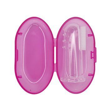 Силіконова зубна щітка для ясен MGZ-0706(Pink) у футлярі MGZ-0706(Pink) фото