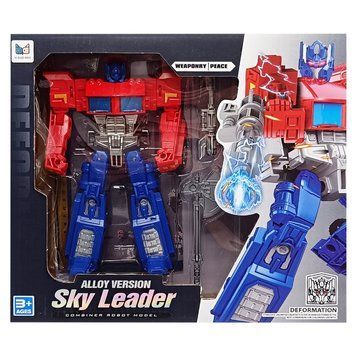 Дитячий Трансформер-машинка Sky Leader 894-1/2(Blue-Red) 894-1/2(Blue-Red) фото