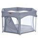 Дитячий манеж SWIFT 6 ME 1195 Gray 145х117х74 см 54528 фото 2