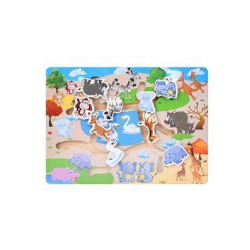 Деревянная игрушка Лабиринт MD 0817-4 размер 30х22,5 см MD 0817-4 фото