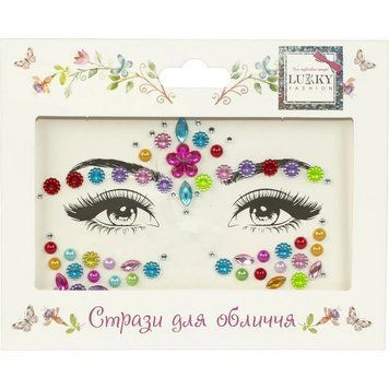 Дитячі стрази для обличчя "Квіткова фантазія" T20924 52530 фото