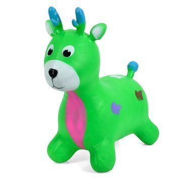 Дитяча іграшка-стрибун "Оленятко" MS 3259(Green) гума, до 20 кг 62962 фото