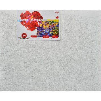 Картина за номерами "Місто біля річки" Danko Toys KpNe-40х50-02-05 40x50 см KpNe-40х50-02-05 фото