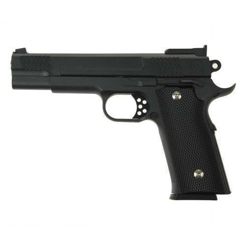 Страйкбольний пістолет "Браунінг Browning HP" Galaxy G20 метал чорний 23967 фото