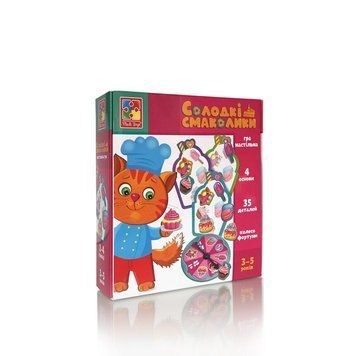 Настільна гра "Солодкі смаколики" Vladi Toys VT1804-42 (укр) 22951 фото